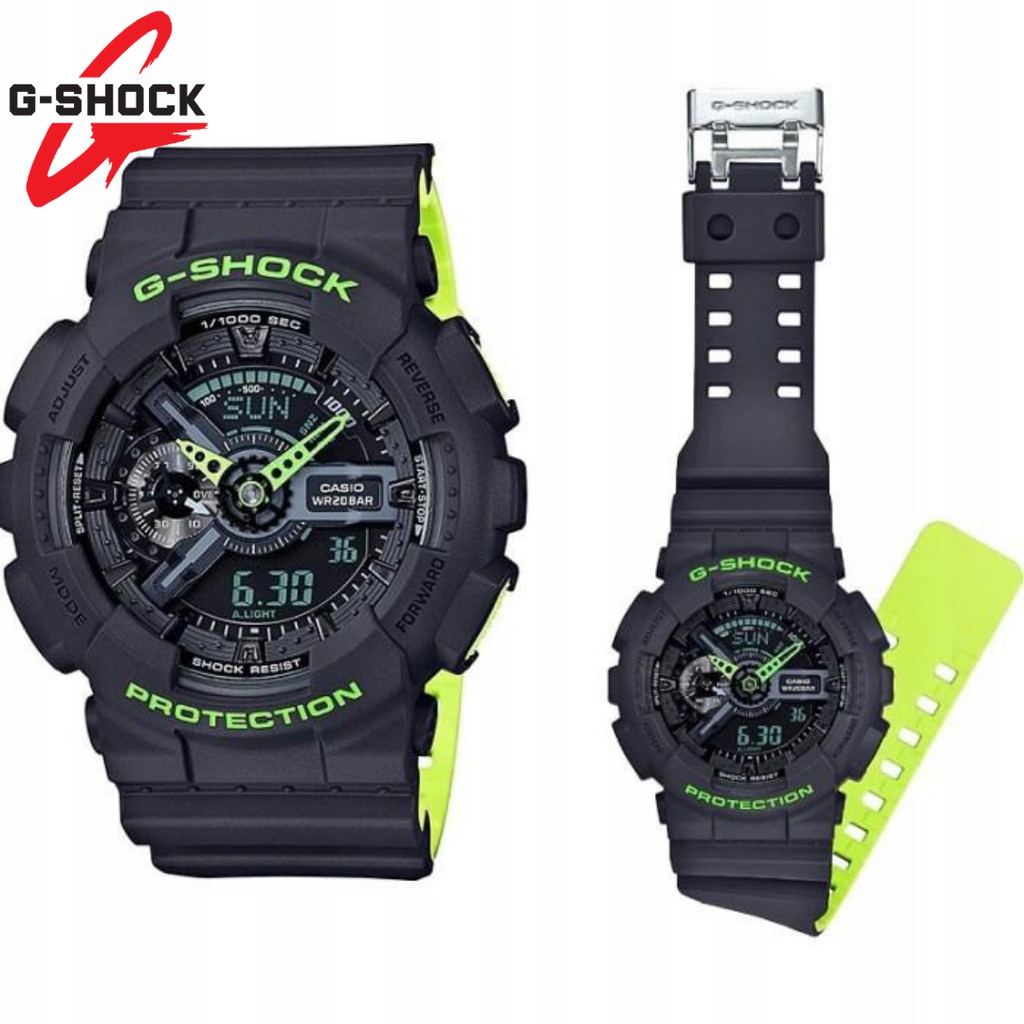 Jual Jam Tangan GSHOCK OnePiece GA110 waterproof automatic LED lighting sport FULLSET Shopee