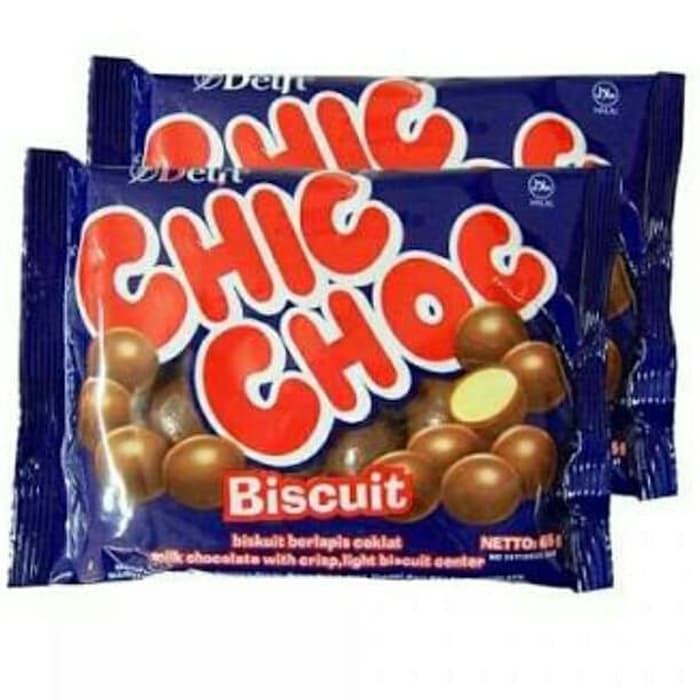 Jual Coklat Chic Choc Biscuit Delfi 65 Gram | Shopee Indonesia