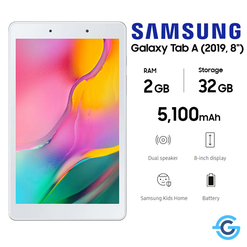 Jual Samsung Galaxy Tab A 8.0 2019 T295 2/32Gb 2Gb 32Gb Garansi Resmi | Shopee Indonesia