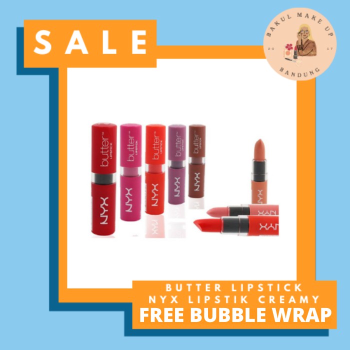 Jual BUTTER LIPSTICK NYX LIPSTIK CREAMY Lip Tint (satin finish ringan