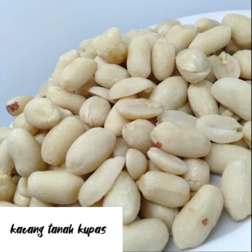 PROMO Kacang Tanah Kupas Mentah Jumbo Impor 500gr Goreng Kualitas
