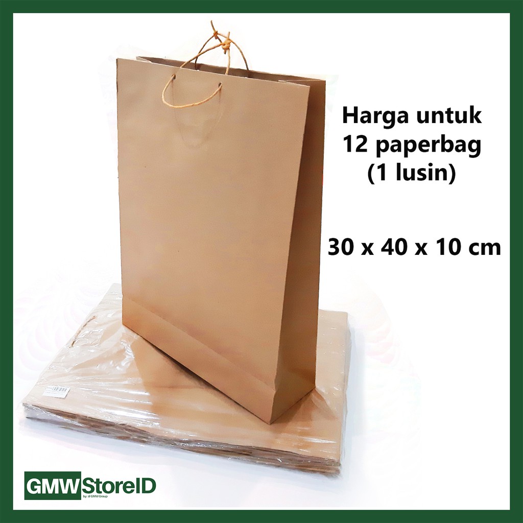 Jual Paperbag Ukuran 17,20,25,30 Cm Coklat Polos Souvenir Goodie Bag Tas Kertas Paper Bag Murah | Shopee Indonesia