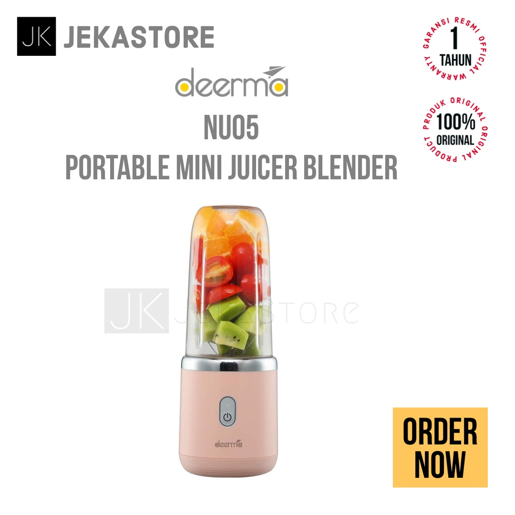 Jual Deerma NU05 Blender Portable Electric Juicer 400ml Shopee Indonesia