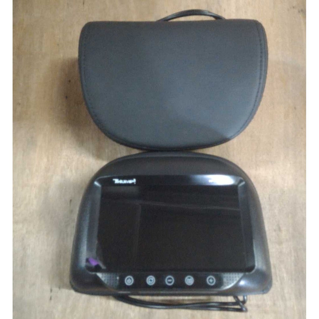 Jual head rest headrest Monitor / TV Jok Mobil Model Bulat Shopee