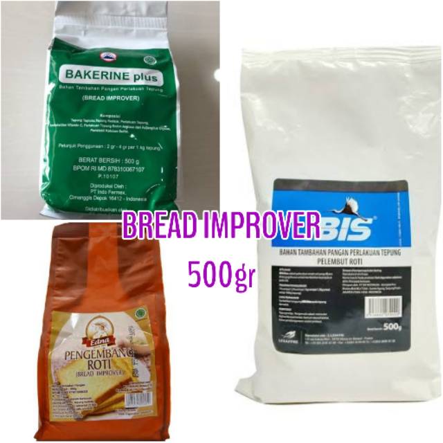 Bread Improver EDNA BAKERINE PLUS IBIS 500gr Bahan Pelembut Roti