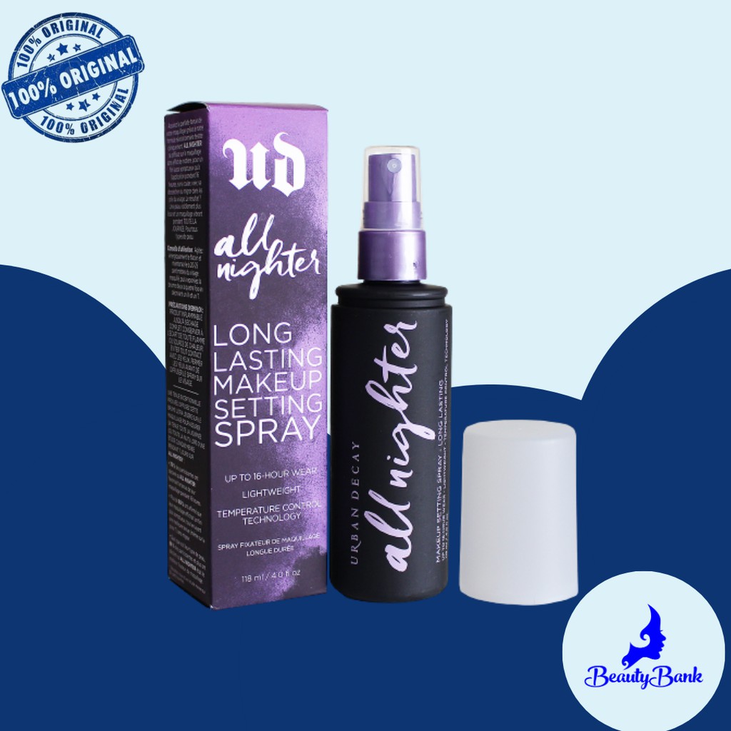 Jual Beautybank - Urban Decay All Nighter Long-Lasting Makeup Setting Spray 118Ml | Shopee Indonesia