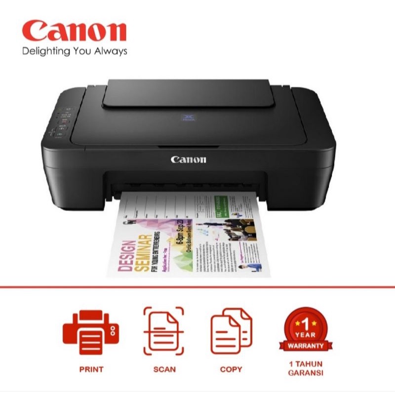 Jual Canon Pixma E-410 All In One Inkjet Printer (Print, Scan, Copy) | Shopee Indonesia