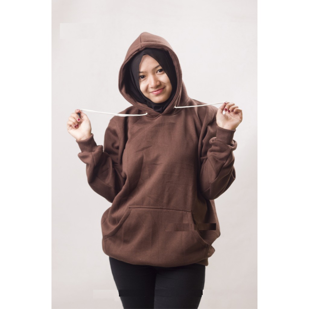Jual Hoodie Jumper Polos Coklat Tua Grosir Bandung | Shopee Indonesia