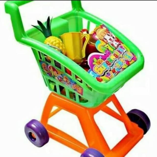 Jual Mainan Anak Perempuan Keranjang Trolly Supermarket | Shopee Indonesia
