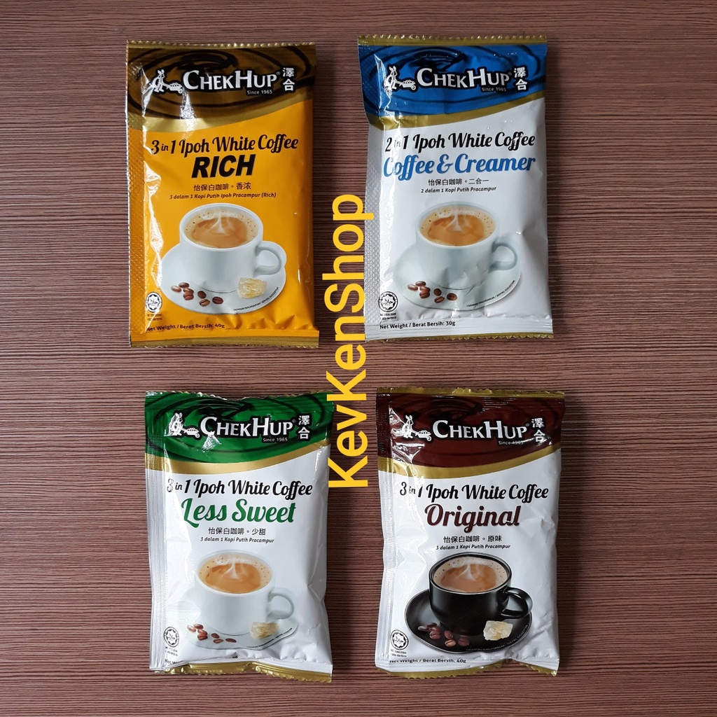 Jual ChekHup 3in1 white coffee Malaysia Chek Hup Kopi 2in1 harga per