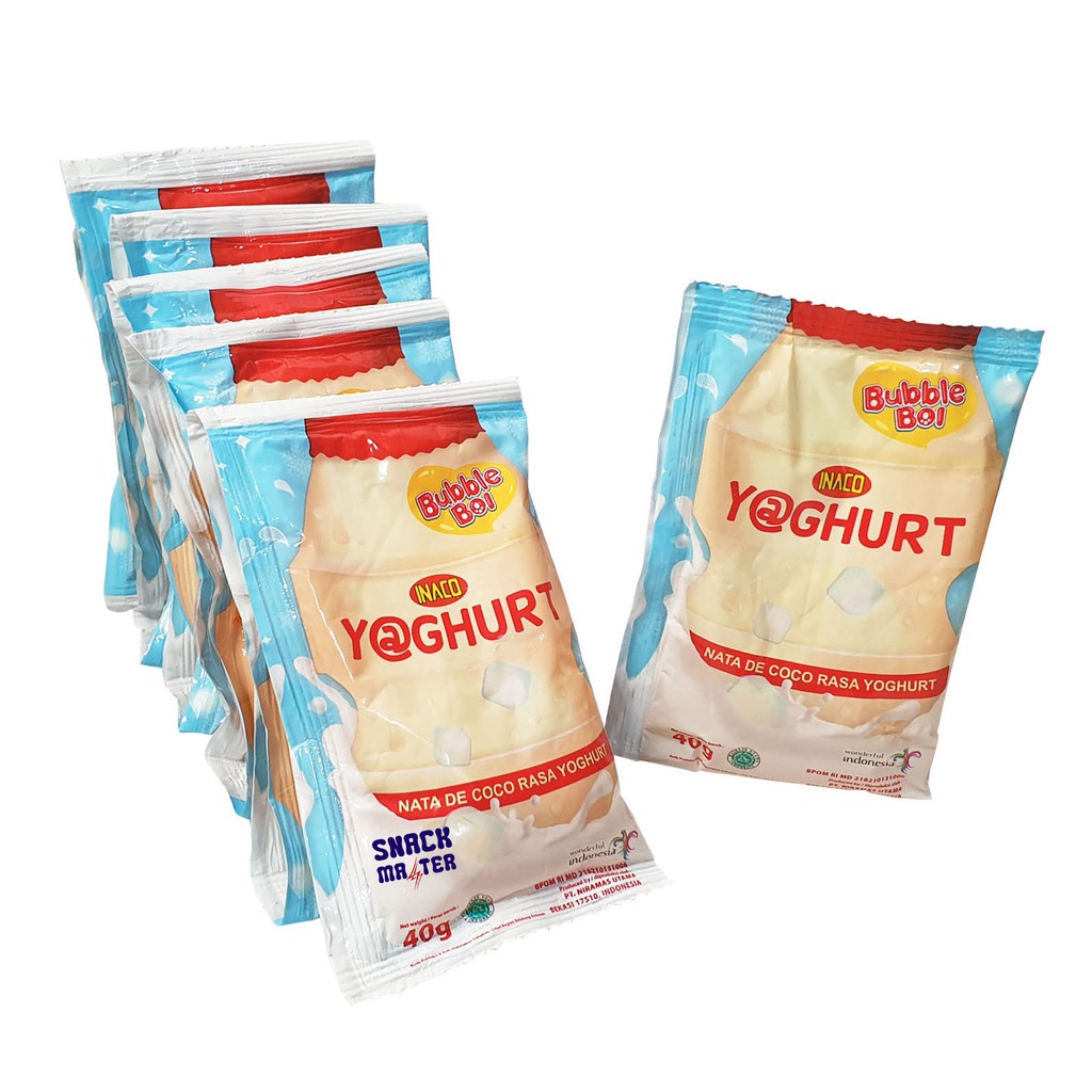 Jual Inaco Yoghurt Sachet Netto 5 bks x 40 gr Shopee Indonesia
