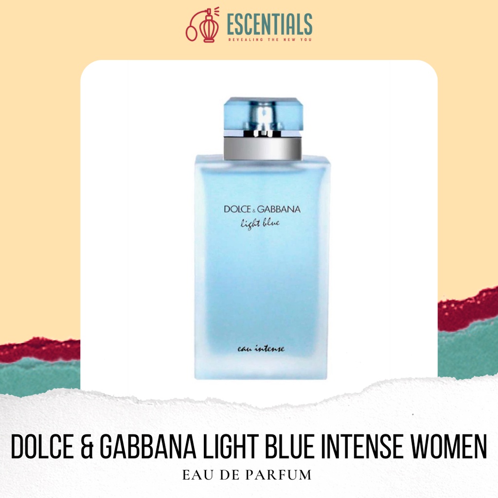Jual [100% Original] Dolce & Gabbana Light Blue Eau Intense Women 100Ml Eau De Parfum Edp [Box + Segel] | Shopee Indonesia