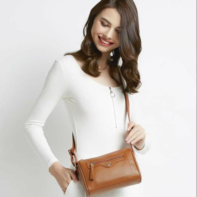Jual Tas Selempang Wanita Warna Coklat-Tas Alodya - Sophie Martin Paris Ori | Shopee Indonesia