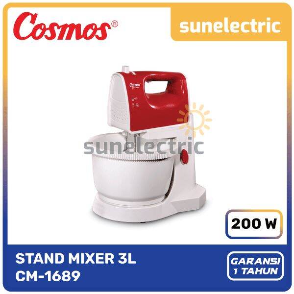 Jual Cosmos CM1689 Stand Mixer 5Speed + Turbo Rotating Bowl / Mangkok