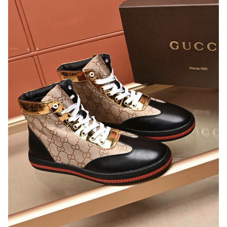 Jual Dijual Sepatu Gucci Pria Hightop/Boots/Sneakers Branded Import Murah | Shopee Indonesia