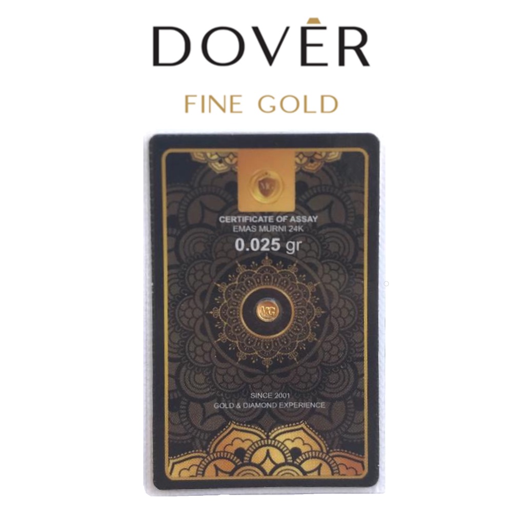 Jual Logam Mulia Emas MiniGold Mini Gold 0.025 gram Black Series 24K