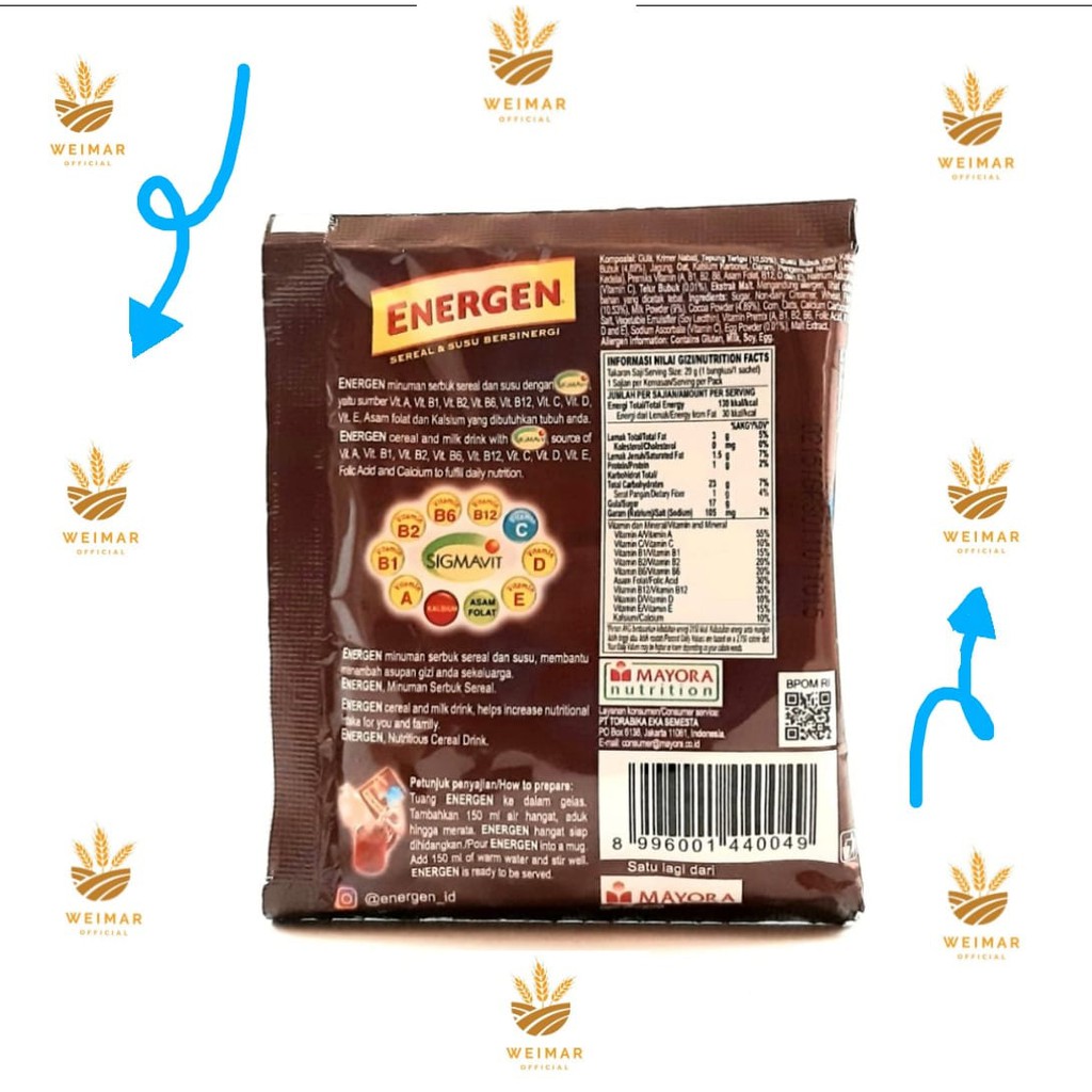 Jual Energen Coklat / 10 Pcs @34 G | Shopee Indonesia