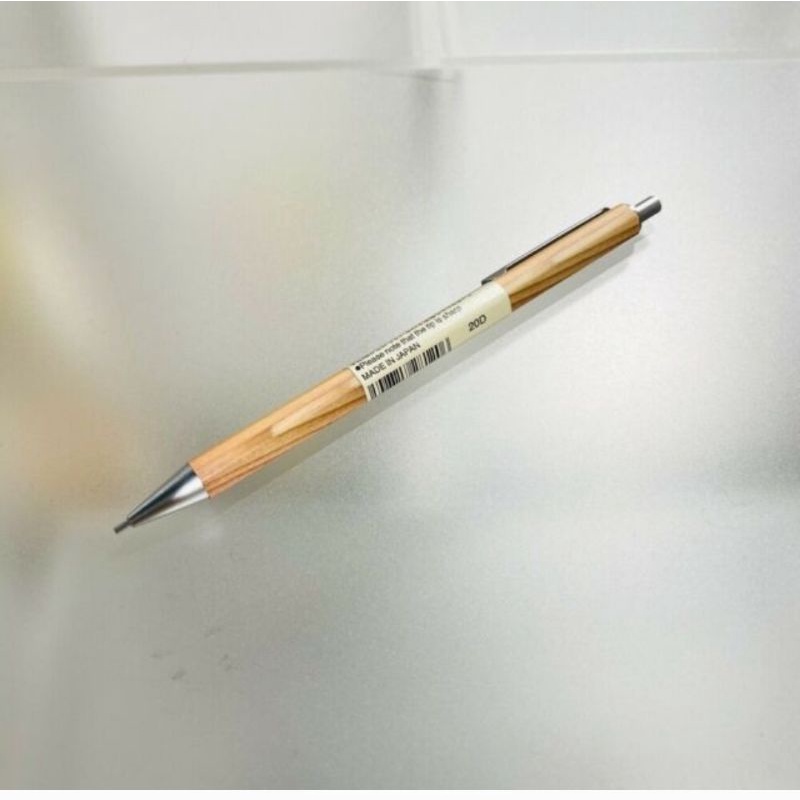 Jual Muji Wooden Hexagonal Mechanical Pencil (brown) Shopee Indonesia