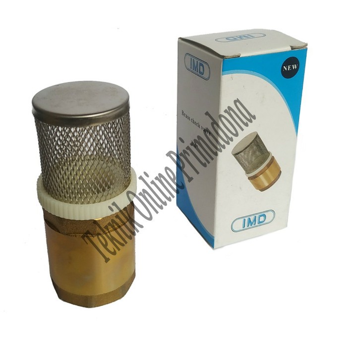 Foot Valve Kuningan 3/4 Inch / Foot Klep / Saringan Pipa | Shopee Indonesia