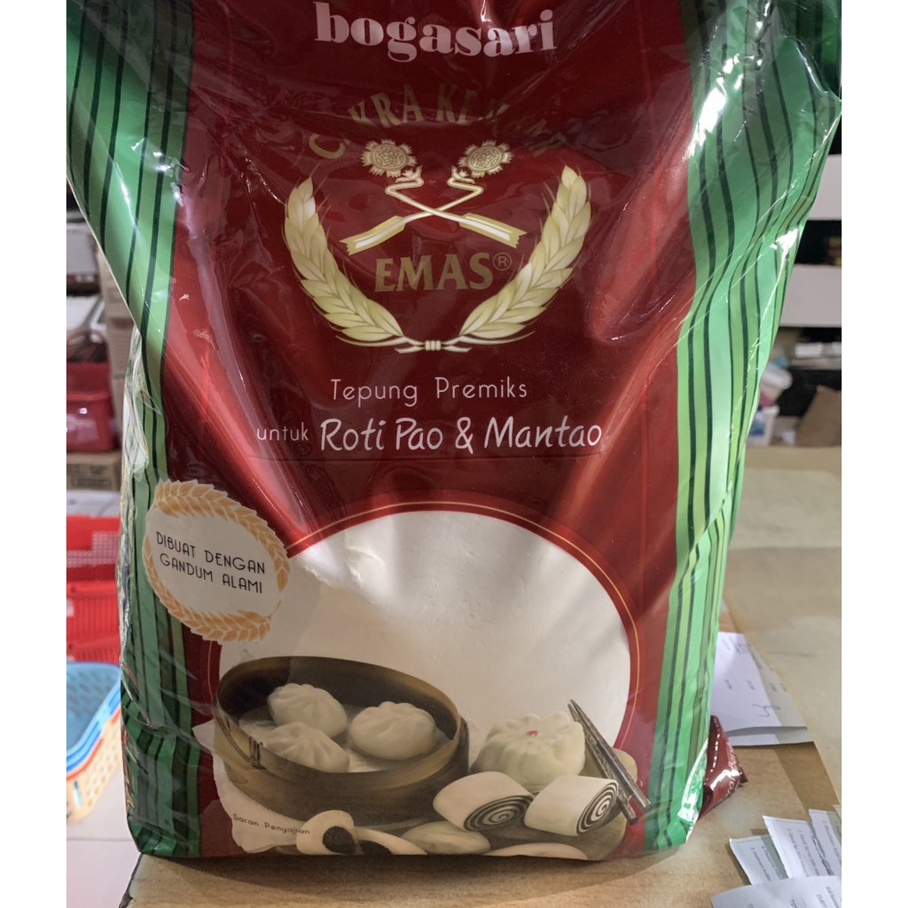 Jual Bogasari Cakra kembar Pao Mantou 5 kg / cakra kembar emas tepung