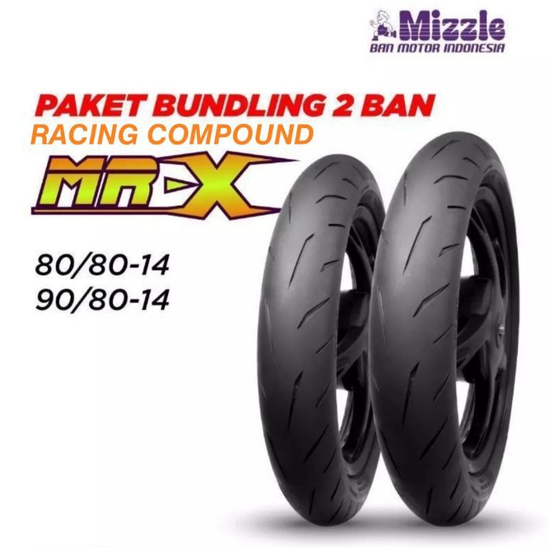 Jual Ban Mizzle Mr X 90/80 14 Cocok Buat Harian Cornering Balap | Shopee Indonesia