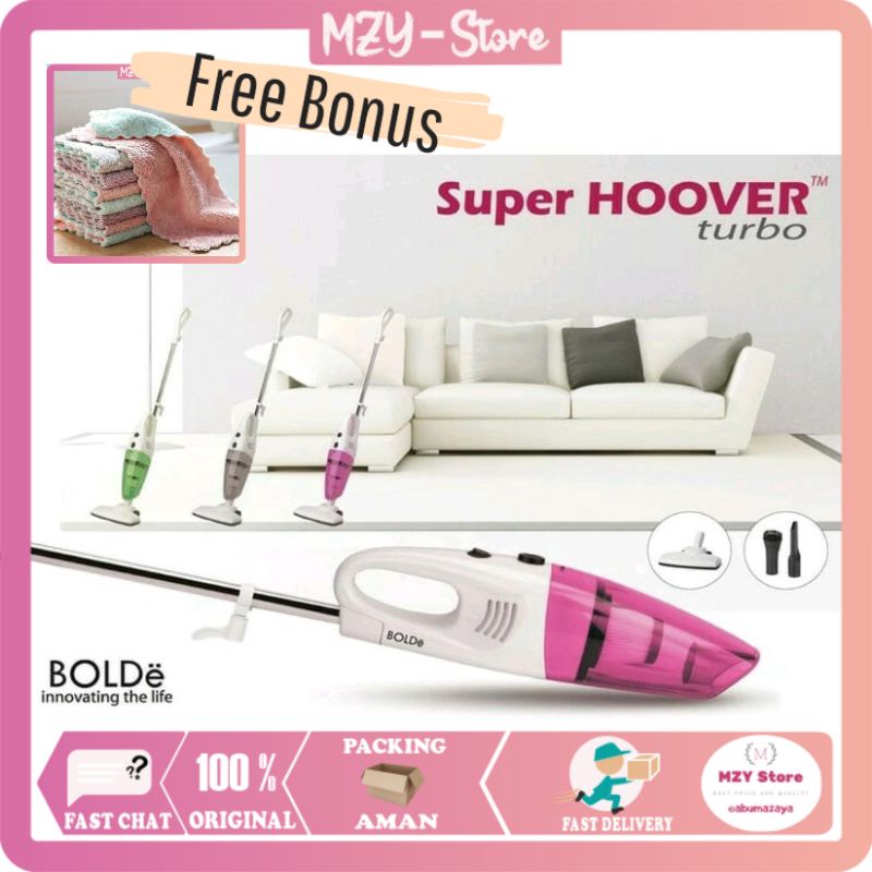 Jual BOLDe Super HOOVER TURBO Compact Vacuum Cleaner Warna Penyedot