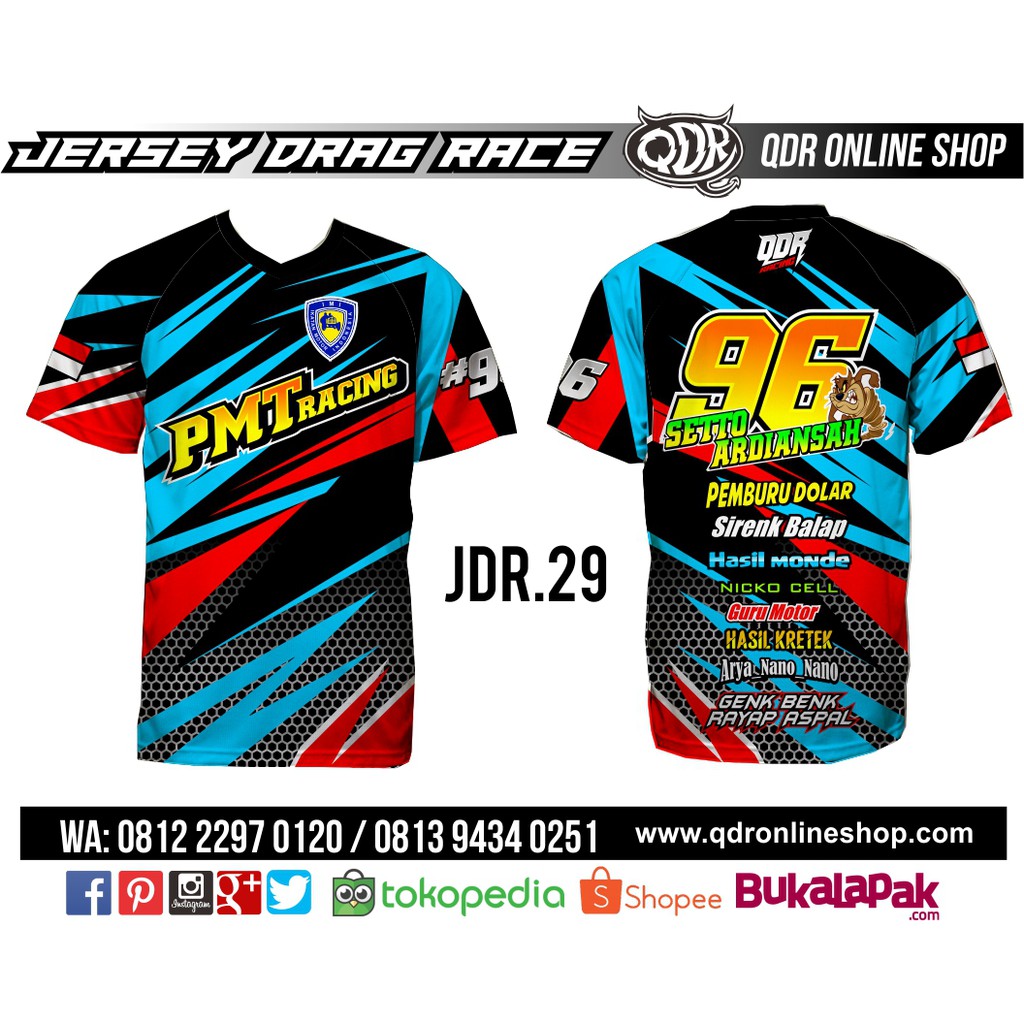 Viral Desain Baju Racing