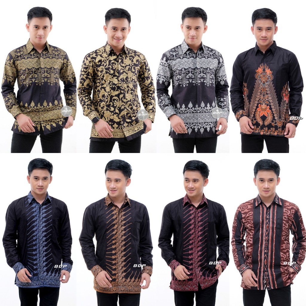 Jual BEST DEAL BATIK PRIA BORDIR BATIK KEMEJA BATIK PRIA KONDANGAN