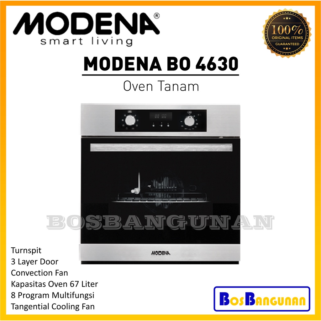 Harga Ukuran Oven Tanam Modena Dekat Sini