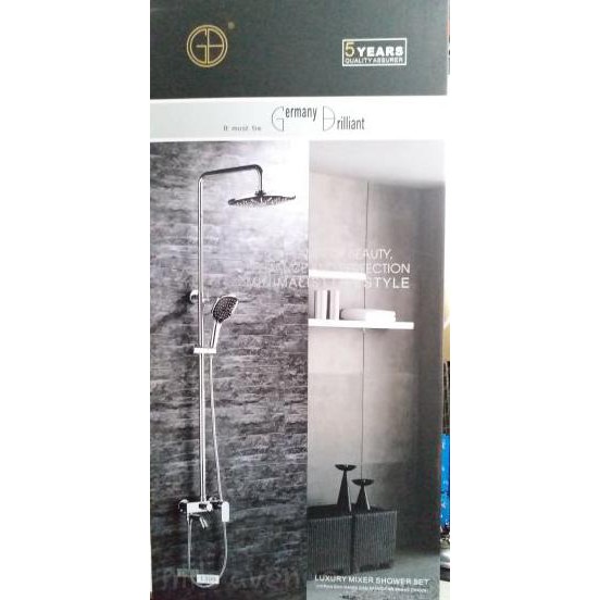 Jual Luxury Mixer SHOWER SET Germany Brilliant GBV 1399, keran Colomb