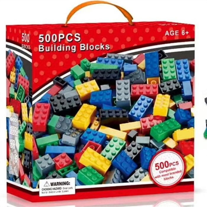 Jual Mainan Anak 500 Pcs Balok Bangunan / Building Blocks Indonesia|Shopee Indonesia