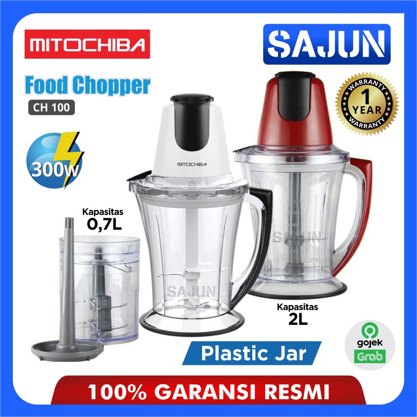 Mitochiba Food Chopper CH100 Multifungsi Blender 1.7