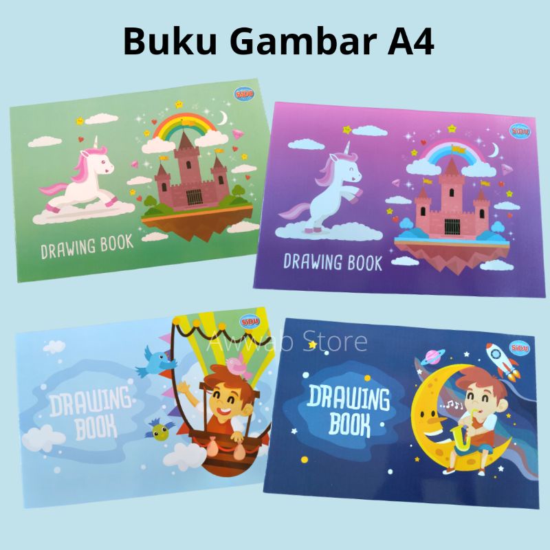 Jual BUKU GAMBAR A4 DRAWING BOOK Shopee Indonesia