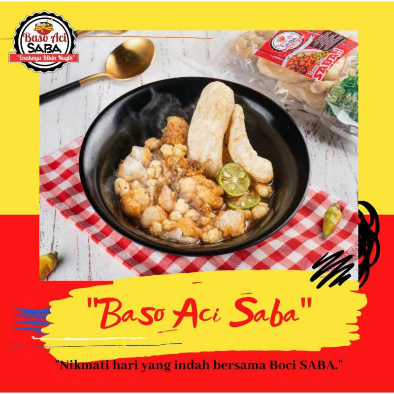 Baso Aci SABA instan boci komplit isi banyak Shopee Indonesia