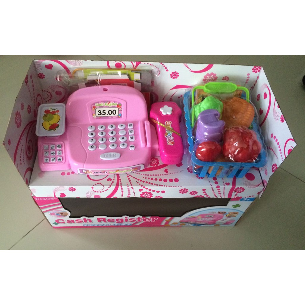 Jual Mainan Anak Cash Register Supermarket Shopping Mainan Jual Jualan Anak | Shopee Indonesia