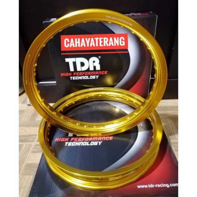 Pelek Pelak Velg TDR WShape Kotak Ring 17x160 17x160