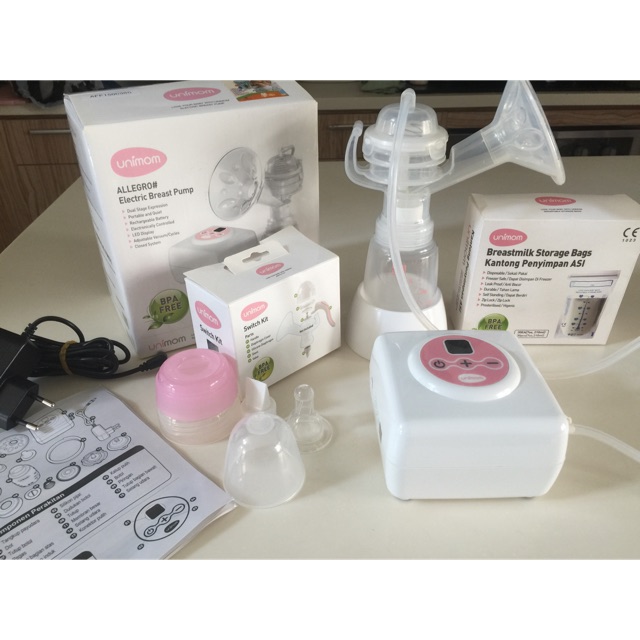 Jual preloved unimom allegro electric breast pump kondisi baik