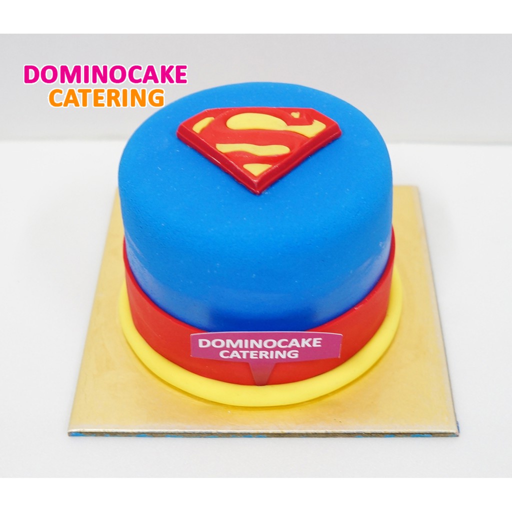 Mini Cake cake ultah mini kue ulang tahun superman birthday cake