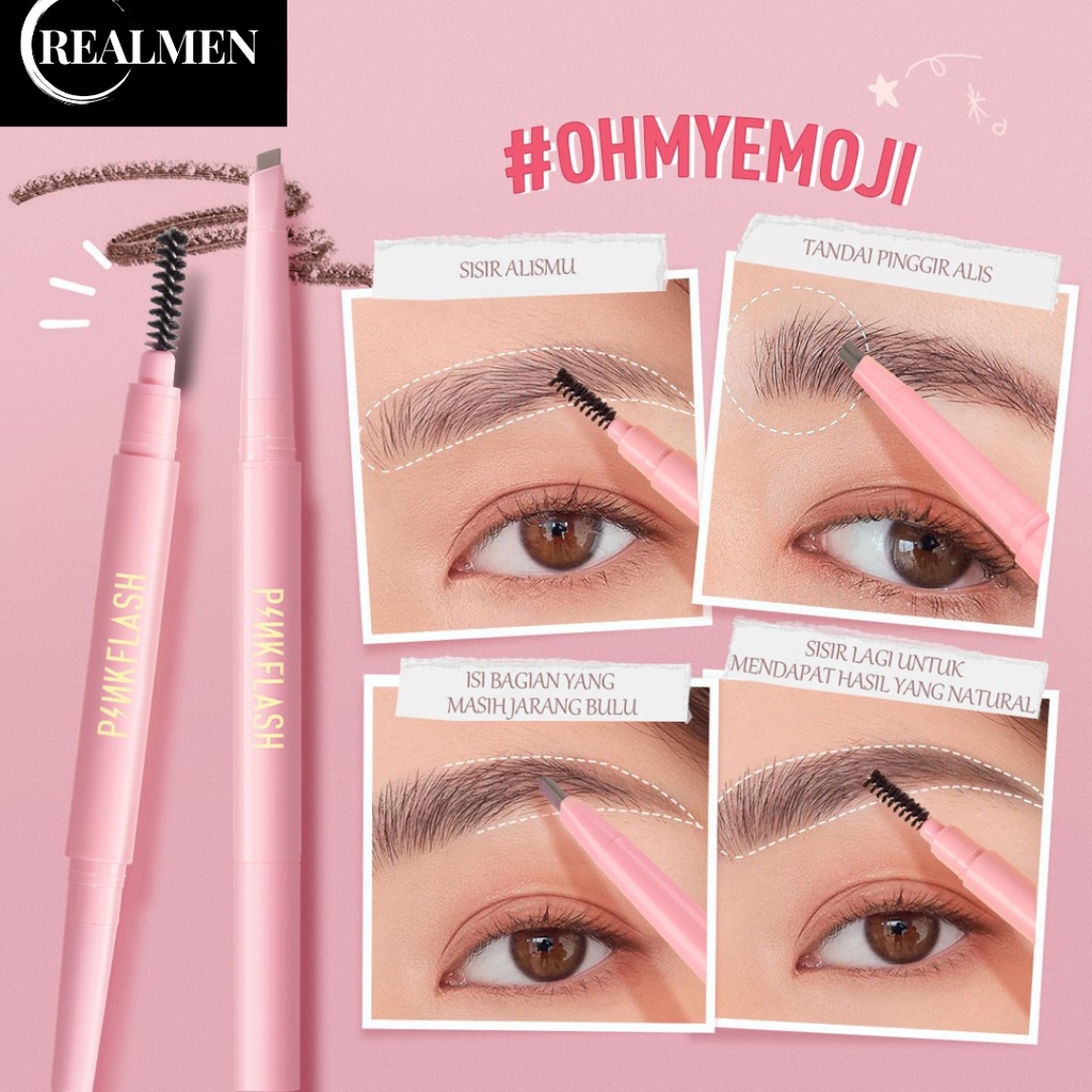 Rekomendasi Terbaik *RM* READY! PINKFLASH EYEBROW PENSIL / PENSIL ALIS