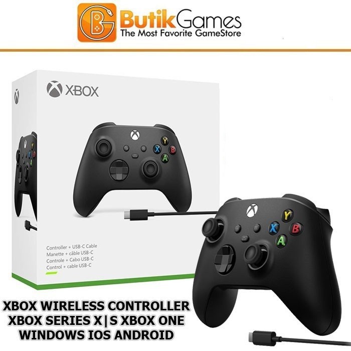 Jual Stick Xbox Series X S Xbox One Wireless Controller + Usb Type C | Shopee Indonesia