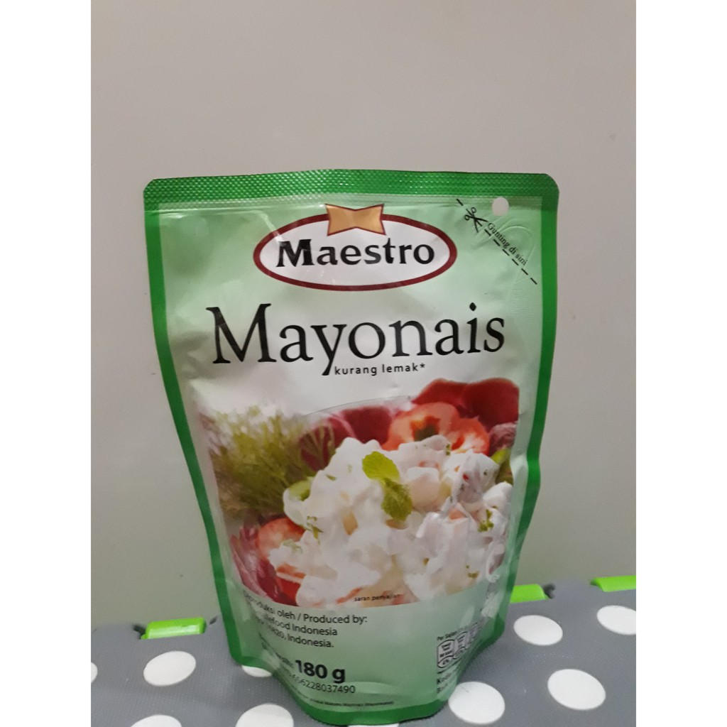 Jual [MAESTRO] Light Mayonnaise Refill 180 GR Shopee Indonesia