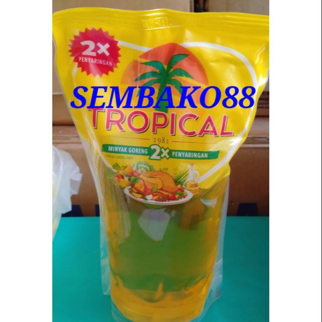MINYAK GORENG TROPICAL REFILL 1LITER Shopee Indonesia