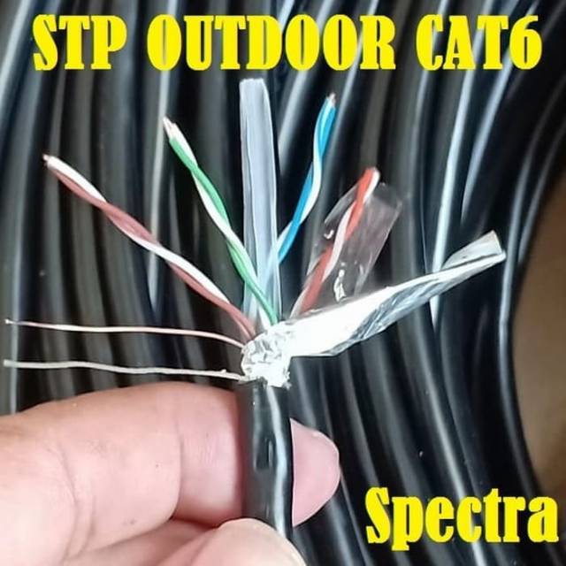 Kabel LAN FTP STP Cat6 Cat 6 Outdoor Pengganti AMP