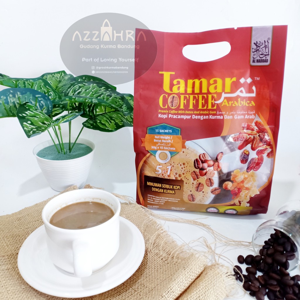 Jual TAMAR COFFEE ARABICA KOPI ARABICA KURMA 15 sachet Shopee Indonesia