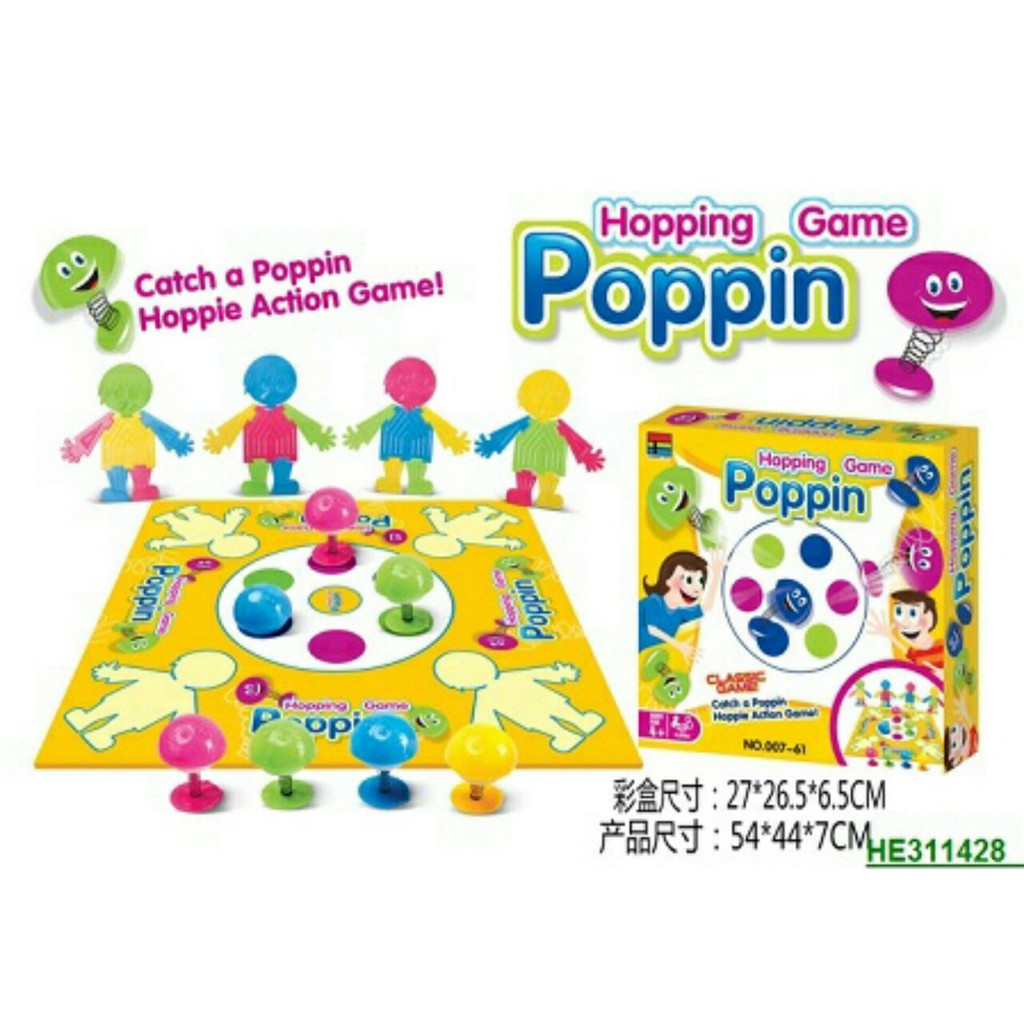 Mainan Edukasi Anak Poppin Hopping Game Funny Educational Toy Shopee
