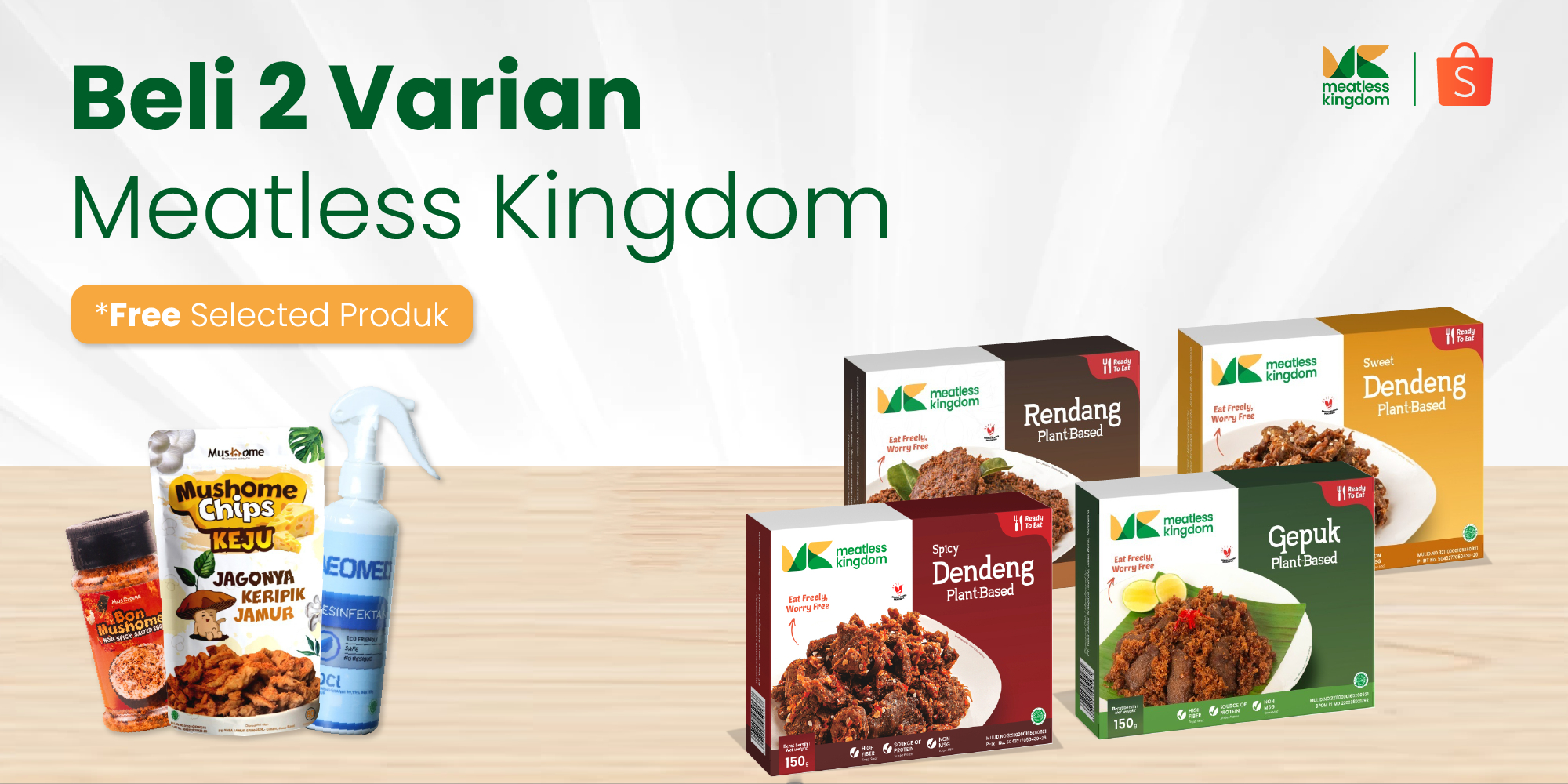 Produk Meatless Kingdom Shopee Indonesia