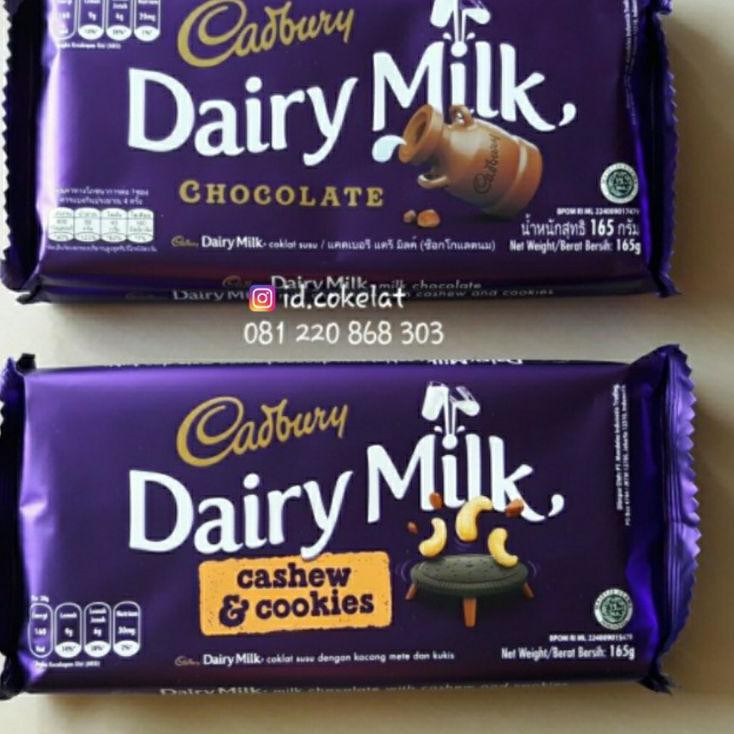Jual Harga Bersahabat CADBURY DAIRY MILK BESAR 165GR Shopee Indonesia