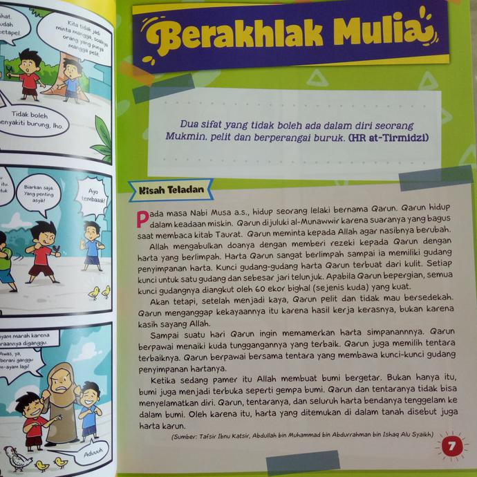 Termurah Komik Anak Islam - Komik Hadits Sayangi Sesama, Buku Cerita Anak Kode 700 | Shopee Indonesia