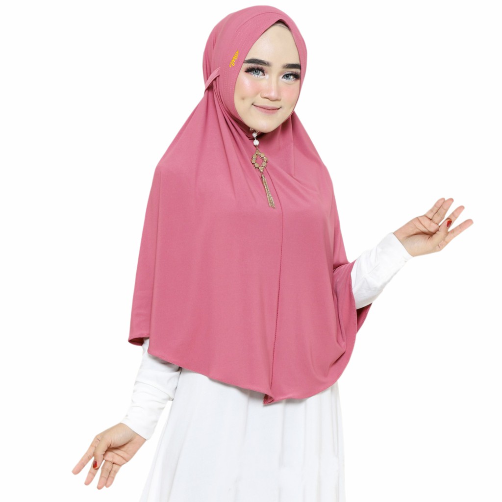 GROSIR HIJABKU Jilbab syari syiria tali ukuran standar bahan jersey Ori