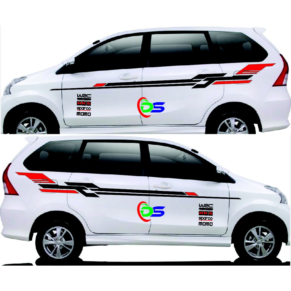 Contoh Gambar Cutting Sticker Mobil Avanza Silver